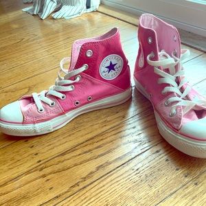 Pink High Top Converse